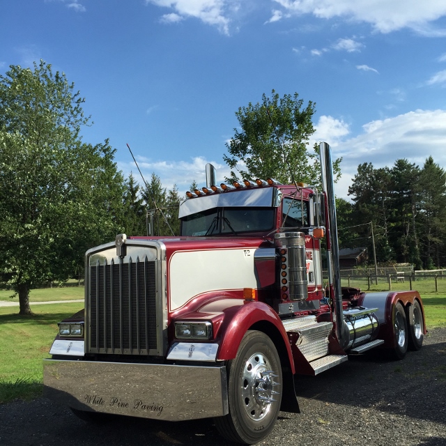 kenworth w900 reverse bowtie visor